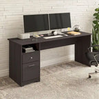 Bureau d'ordinateur à domicile avec tiroirs