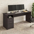 Bureau d'ordinateur à domicile avec tiroirs