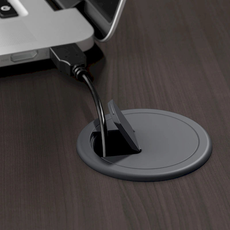 Home office computer desk with drawers