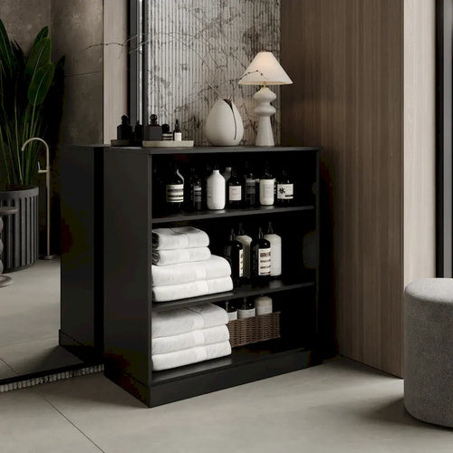 Palace Imports 100% Solid Wood 32 Bathroom Cabinet with Adjustable Shelves