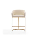 Tabouret de bar en acier inoxydable et titane de 36 pouces