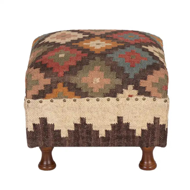 Handmade cushioned stool