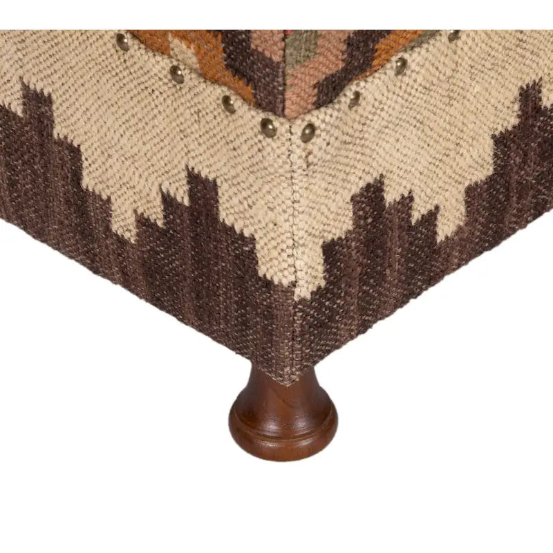 Handmade cushioned stool