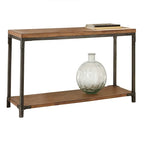 Console en bois et métal de style industriel