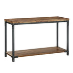 Console en bois et métal de style industriel
