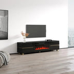 Meuble TV avec cheminée