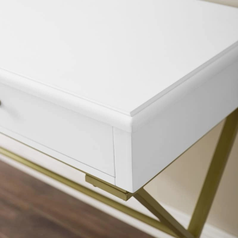 Double drawer folding table