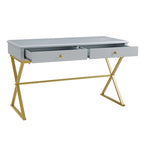 Table pliante à double tiroir