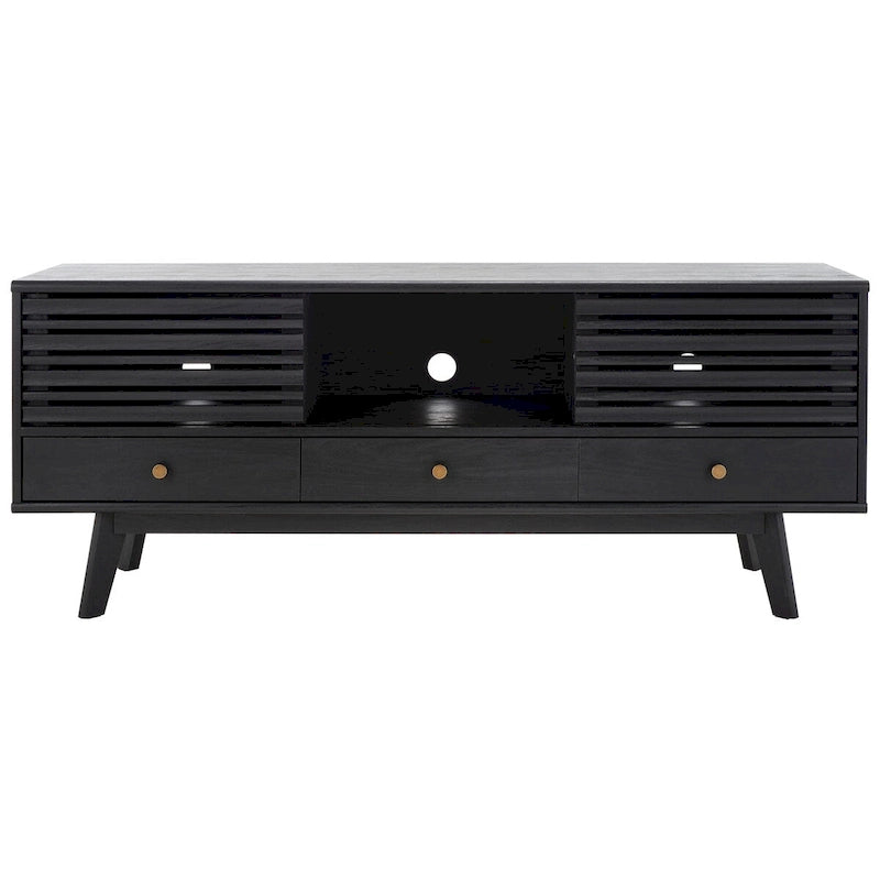 3-Drawer Entertainment TV Media Stand (65 Flatscreen TV) - 58.7 In. x 15.2 In. x 23.9 In. - 59Wx15Dx24H