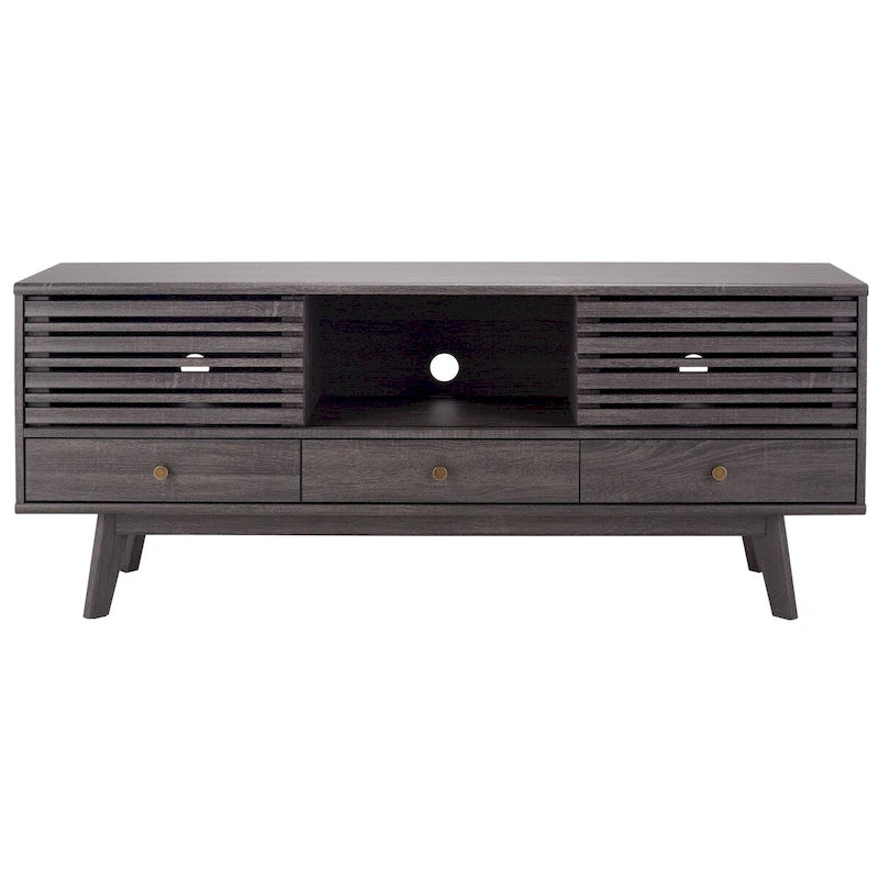 3-Drawer Entertainment TV Media Stand (65 Flatscreen TV) - 58.7 In. x 15.2 In. x 23.9 In. - 59Wx15Dx24H