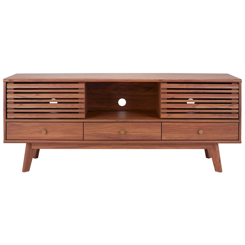 3-Drawer Entertainment TV Media Stand (65 Flatscreen TV) - 58.7 In. x 15.2 In. x 23.9 In. - 59Wx15Dx24H