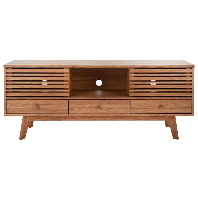 3-Drawer Entertainment TV Media Stand (65 Flatscreen TV) - 58.7 In. x 15.2 In. x 23.9 In. - 59Wx15Dx24H