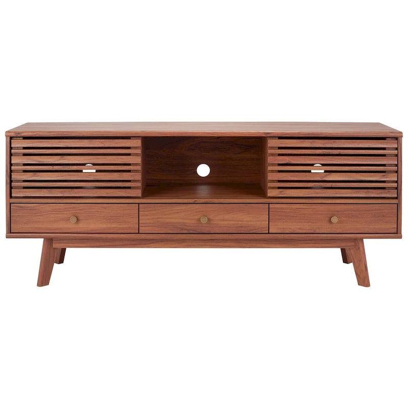 3-Drawer Entertainment TV Media Stand (65 Flatscreen TV) - 58.7 In. x 15.2 In. x 23.9 In. - 59Wx15Dx24H