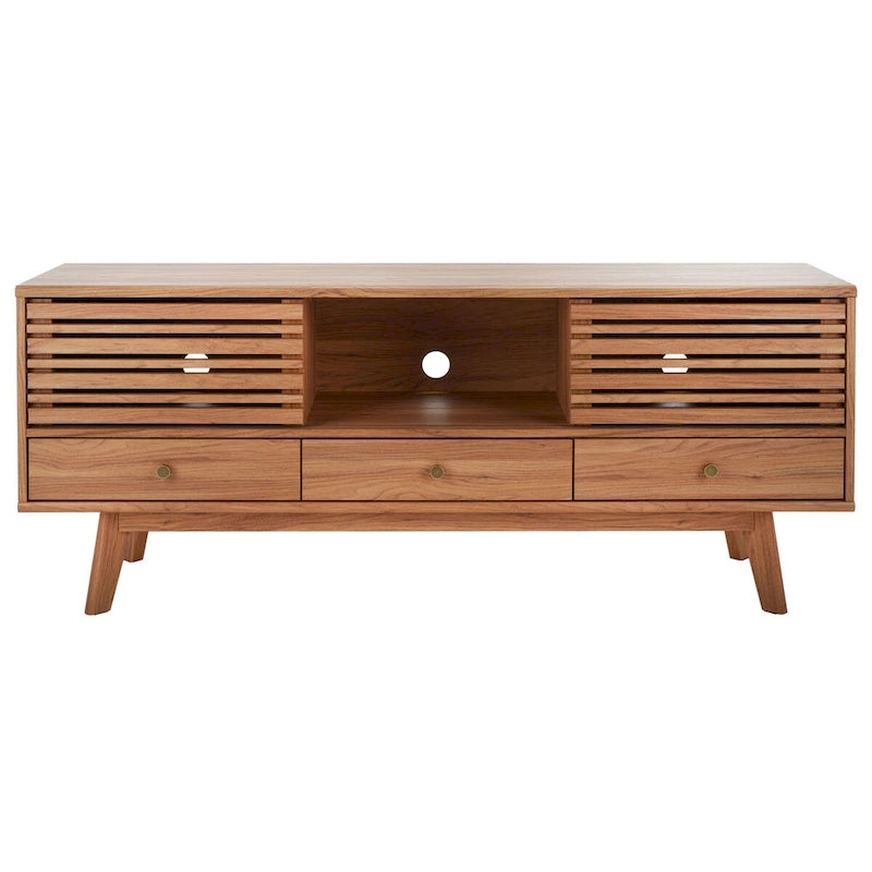 3-Drawer Entertainment TV Media Stand (65 Flatscreen TV) - 58.7 In. x 15.2 In. x 23.9 In. - 59Wx15Dx24H