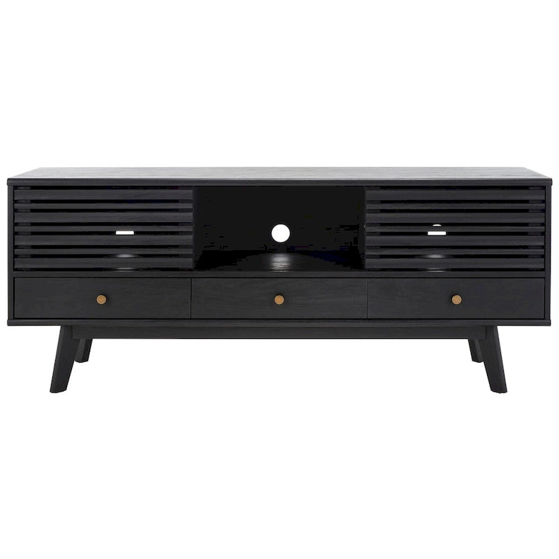 3-Drawer Entertainment TV Media Stand (65 Flatscreen TV) - 58.7 In. x 15.2 In. x 23.9 In. - 59Wx15Dx24H