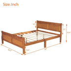 Lit plateforme en bois