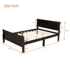 Lit plateforme en bois