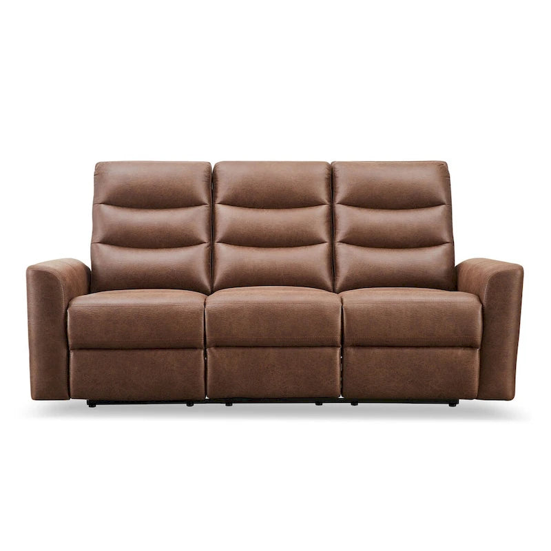 Fabric Manual Reclining Sofa