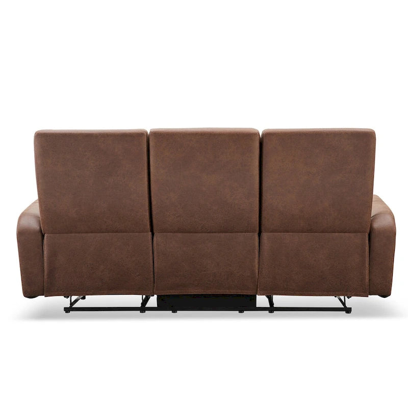 Fabric Manual Reclining Sofa
