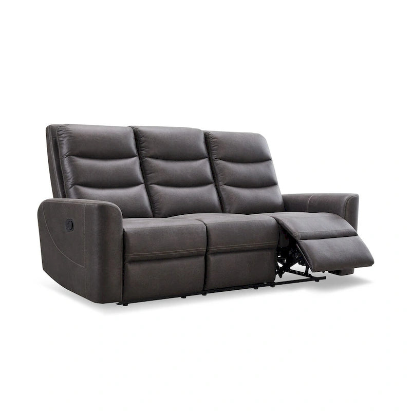 Fabric Manual Reclining Sofa