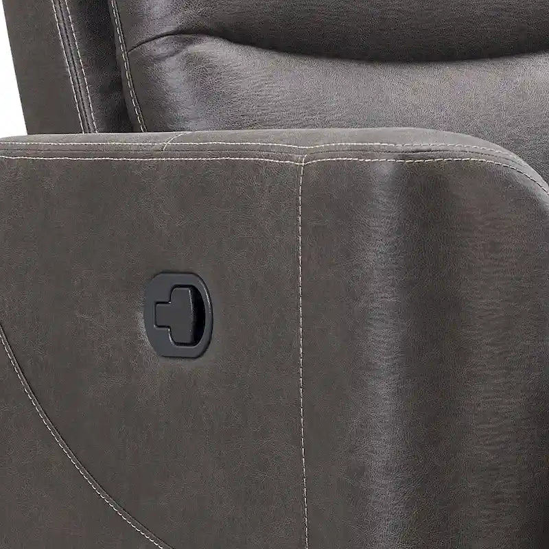 Fabric Manual Reclining Sofa