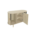 Meuble de rangement d'appoint avec 3 portes