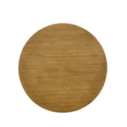 Table basse ronde moderne en bois massif