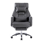 Fauteuil de bureau en cuir pivotant
