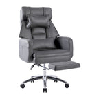 Fauteuil de bureau en cuir pivotant